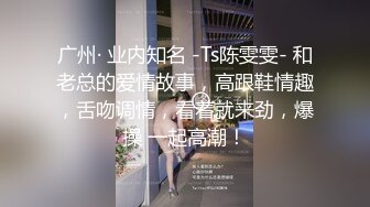 广州· 业内知名 -Ts陈雯雯- 和老总的爱情故事，高跟鞋情趣，舌吻调情，看着就来劲，爆操 一起高潮！