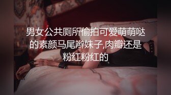 男女公共厕所偷拍可爱萌萌哒的素颜马尾辫妹子,肉瓣还是粉红粉红的