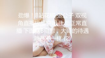 劲爆！B站花椒 张公子 双视角直播极品空姐 上面正常直播 下面露B自慰，大哥的待遇就是不一样 (2)