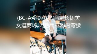 (BC-AA-070)双马尾长裙美女逛商场..肉色丝袜粉内弯腰买单