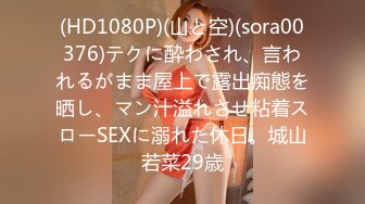 (HD1080P)(山と空)(sora00376)テクに酔わされ、言われるがまま屋上で露出痴態を晒し、マン汁溢れさせ粘着スローSEXに溺れた休日。城山若菜29歳