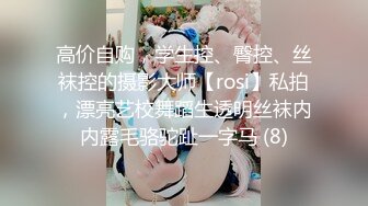 高价自购，学生控、臀控、丝袜控的摄影大师【rosi】私拍，漂亮艺校舞蹈生透明丝袜内内露毛骆驼趾一字马 (8)