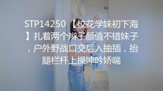 STP14250 【校花学妹初下海】扎着两个辫子颜值不错妹子，户外野战口交后入抽插，抬腿栏杆上操呻吟娇喘