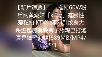 【新片速遞】    ✨推特60W粉丝网黄潮妹「kitty」露脸性爱私拍 KTV包厢勾引纹身大哥进包房就脱裤子舔鸡巴打炮真是搞骚浪贱[689MB/MP4/15:3